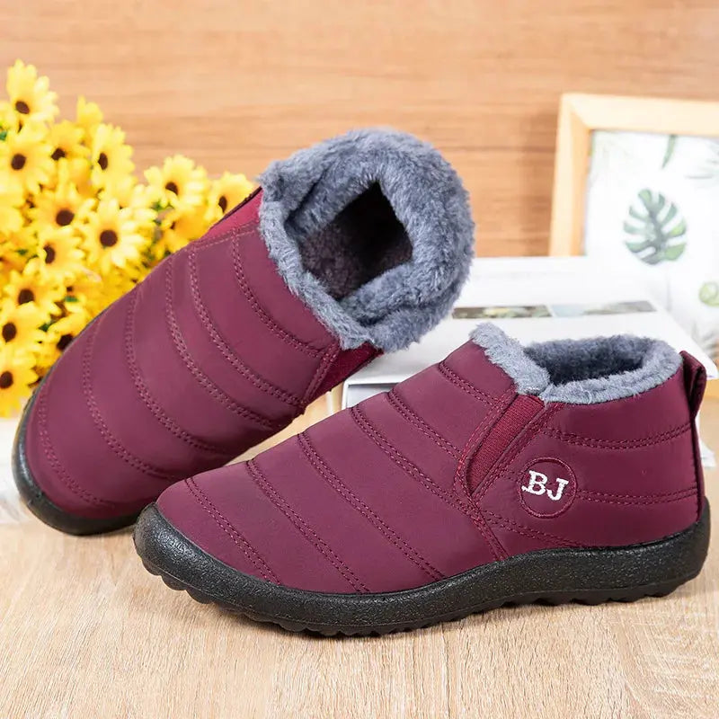 Snow Women Boots Fashion Unisex Shoes Slip On Platform Shoes For Women Ankle Boots Waterproof Plush Winter Shoes Botas Mujer - Premium Shoe from My Store - Just $39.99! Shop now at thekodaonline