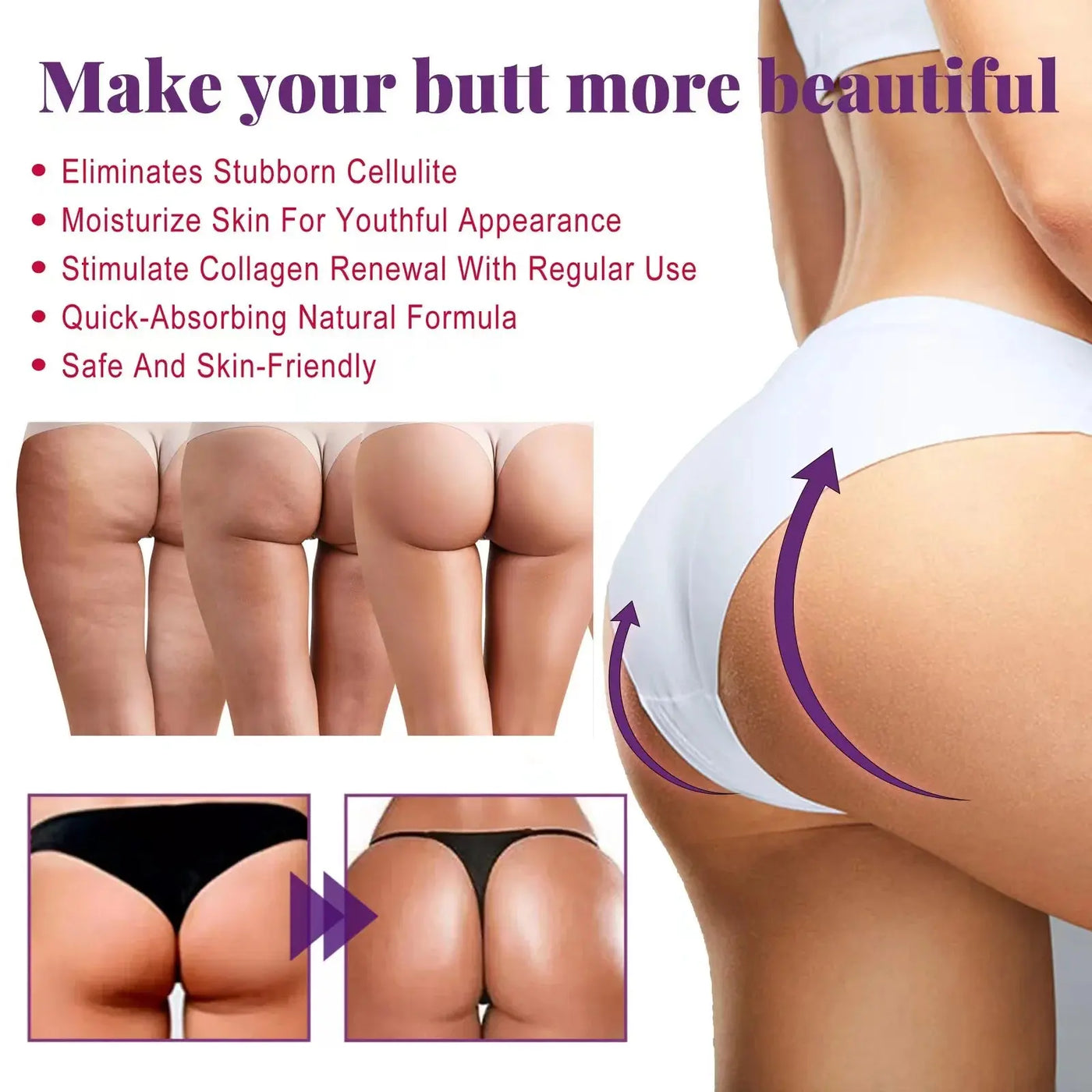 Butt Enhancement Cream Hip Buttock Essential Oils Fast Growth Butt Enhancer Breast Enlargement Nourish Sexy Body Care For Women thekoda.online