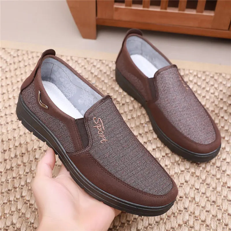 cloth shoes men's shoes breathable men's singles shoes the elderly father soft bottom anti-slip leisure old shoes big yards - Premium Causal shoes from thekodaonline - Just $39.99! Shop now at thekodaonline