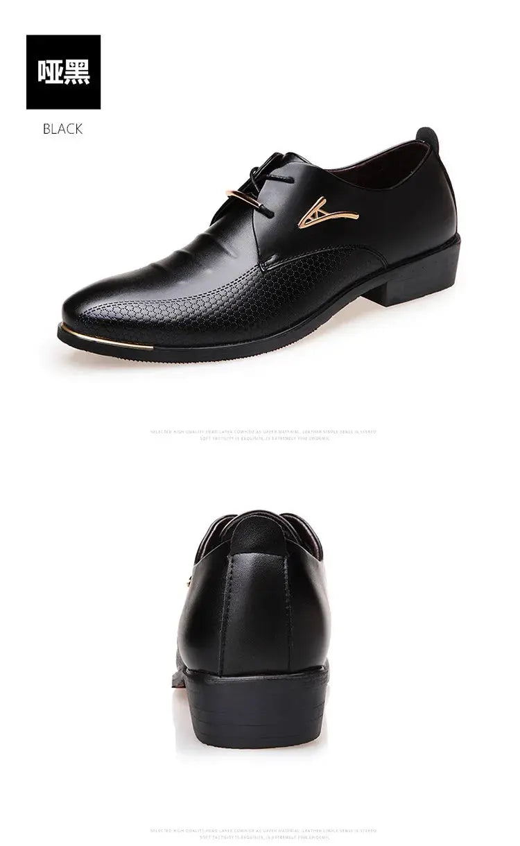 Brand Large48 Men Shoes Autumn Men's88 Business Dress Leather Shoes8 Fashion Casual Shoes Pointed Leather Shoes Social Shoe Male - Premium  from My Store - Just $54.99! Shop now at thekodaonline