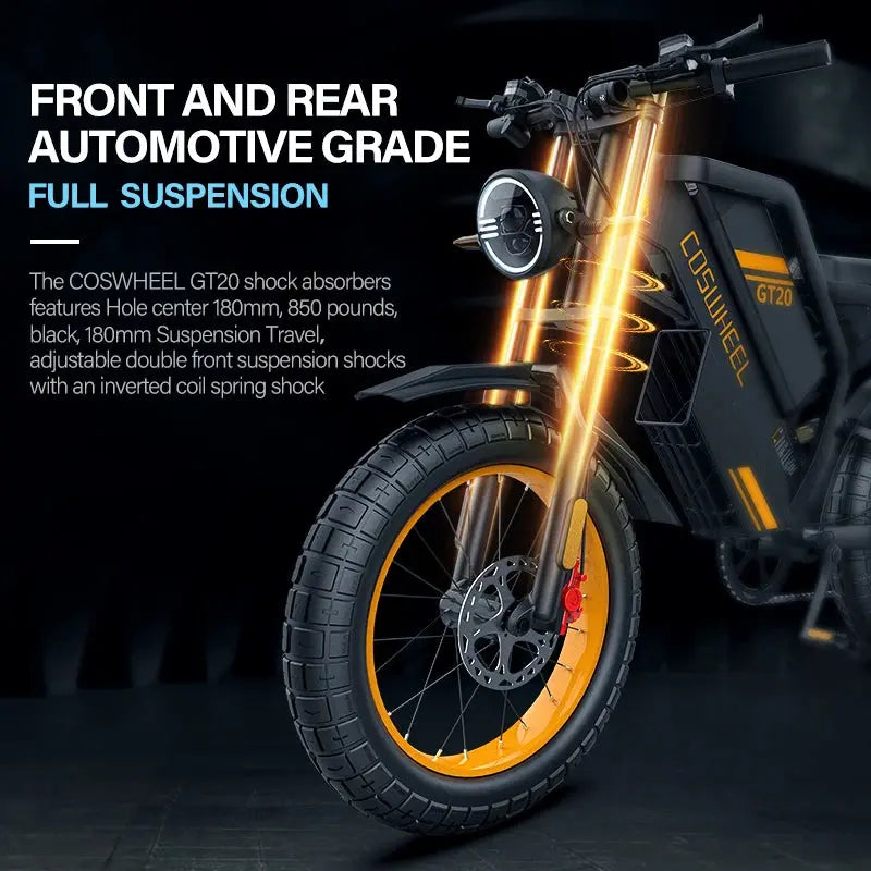 Adult Ebike 1500W Electric Motorcycle Mountain Bikes 20Inch Fat Tire 48V Electric bike Fatbike Adult Motorcycles Drit bike | Best Price in 2024 at thekodaonline - Premium Ebike from thekodaonline - Just $2499.99! Shop now at thekodaonline