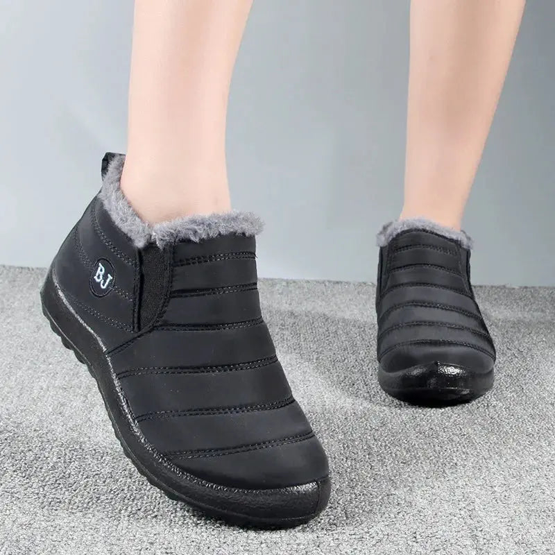 Snow Women Boots Fashion Unisex Shoes Slip On Platform Shoes For Women Ankle Boots Waterproof Plush Winter Shoes Botas Mujer - Premium Shoe from My Store - Just $39.99! Shop now at thekodaonline