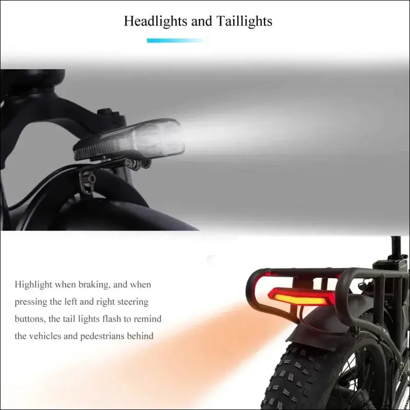 Motorcycle taillight with an integrated turn signal.